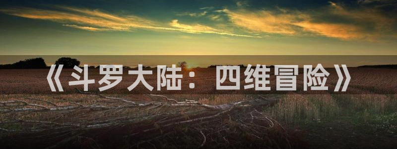 国产精密入口51漫画：《斗罗大陆：四维冒险》