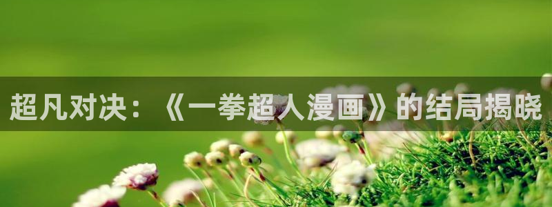 51漫画苹果ios版：超凡对决：《一拳超人漫画》的结局揭晓